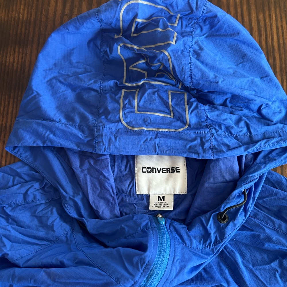 Converse Blue Hooded Windbreaker - Picture 2 of 3